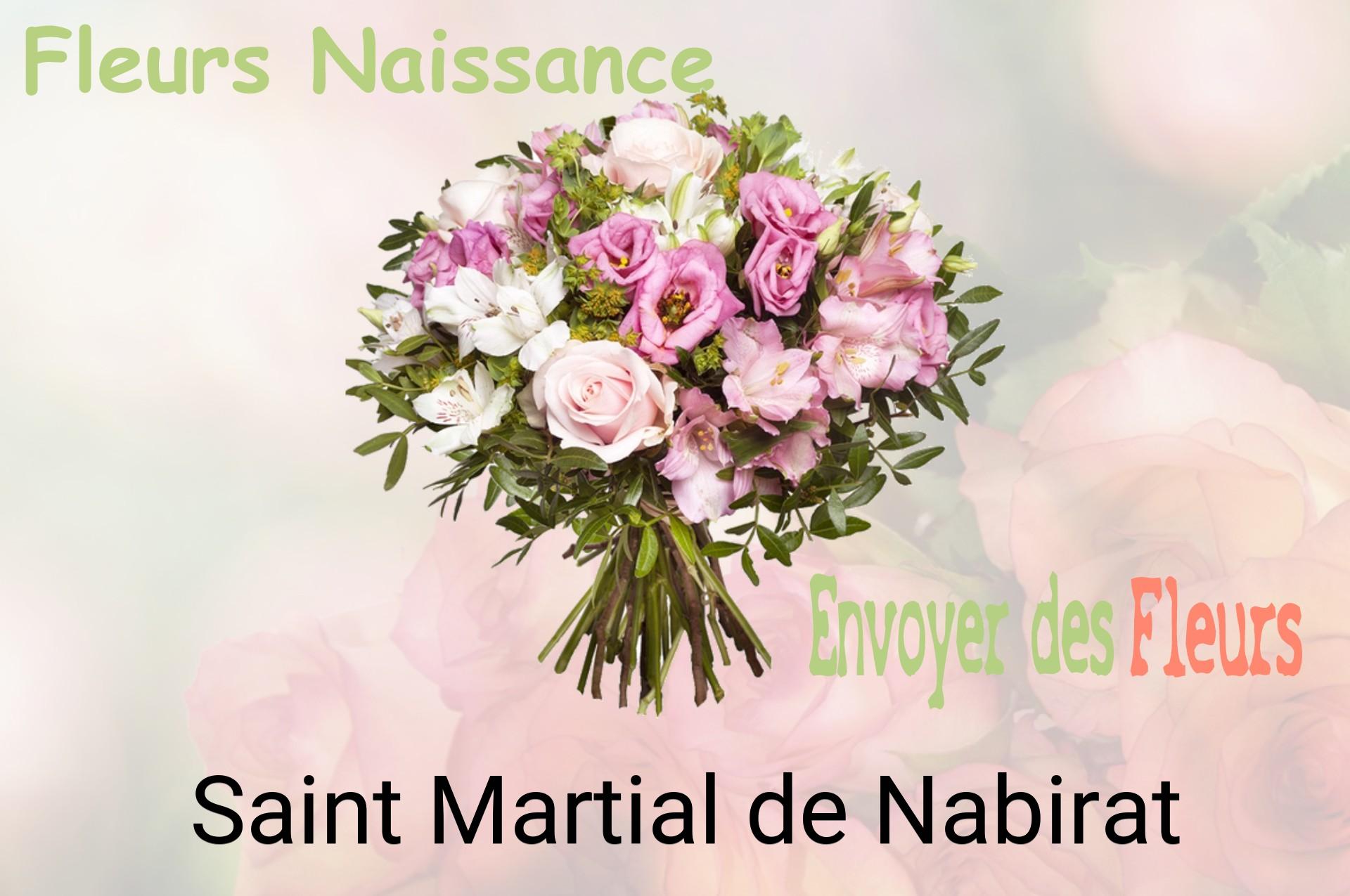 Bouquet de fleurs de naissance livré à Saint-Martial-de-Nabirat